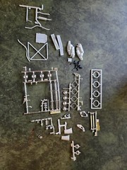 Assorted Parts from AMT 40 Ford Rides Magazine Custom WOODIE 1:25 Kit STK TR6