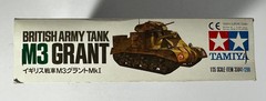 Vintage Parts Sealed Tamiya #35041 1/35 Scale British Army M3 Grant Mk I – 1983