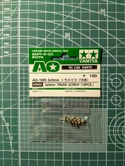 Tamiya MINI 4WD and RC Car 2x5mm TRUSS SCREW (10PCS.) AO-1025 94802
