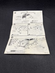 AMT ‘33 Willys Coupe Instructions Original Manual 2402 Gasser Hot Rod Custom
