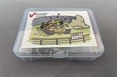 1/35 US M113 Armored Tank Metal Tracks Links w/Sprockets Upgrade Set for Tamiya
