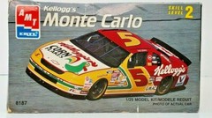 AMT Ertl Kellogg’s 5 Monte Carlo Terry Labonte 1/25 Model Kit 8187 Open Box