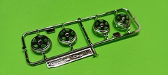 Torq Thrust Rim 1977 Ford Surfer Van Econoline 1/25 Chrome AMT Wheels Model Car