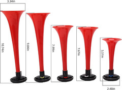 Air Horns La Cucaracha Musical Horn 5 Trumpet Music Sound Air Horn with Compress