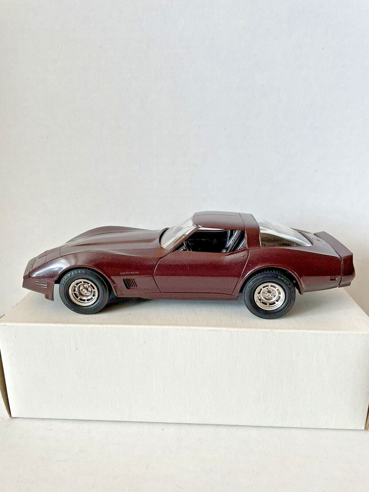 1982 Chevrolet Corvette Promo Car Dark Claret with Original Box