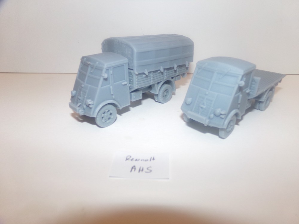 Renault AHS truck Model (1:100 to 1:48 scales)