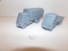Renault AHS truck Model (1:100 to 1:48 scales)