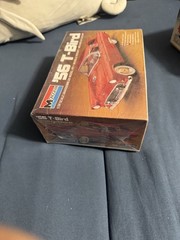 MONOGRAM 1956 FORD T-BIRD 1/24 Scale Kit #2289 Molded In Red -Factory Sealed NIB