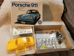ENTEX #9100 PORSCHE 911 CARRERA – 1/32 SCALE MODEL KIT Snap Kit Unbuilt!