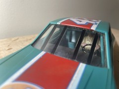1980’s MPC Richard Petty #43 Assembled Plastic Model Kit Car with driver