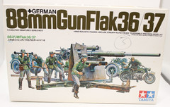 Tamiya German 88mm Gun Flak 36/37 1:35 Model Kit #35017