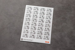 1:24 3D License Plates Detail Set for scale model Vehicles