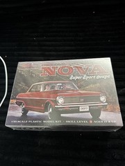 Moebius 1965 Chevrolet Chevy II Nova Super Sport Coupe 1:25 Scale Model Kit 2322