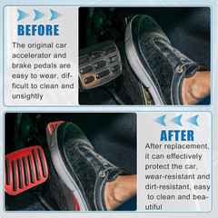 2Pcs Gas Pedal Brake Pedal Pad anti Slip Cover for Lexus Car Pedals Accessories