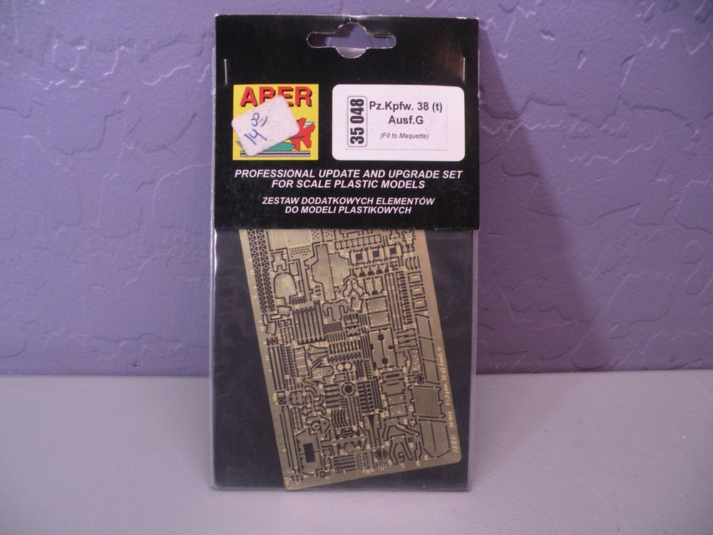 New Sealed ABER 1/35 scale 35048 Pz.Kpfw.38(t) Ausf G for Maquette kit NOS
