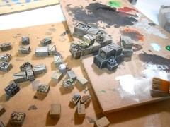 Diorama 1/35 60 Piece Unpainted Cargo Boxes Crates Buy 2, Get 3 Save $25!