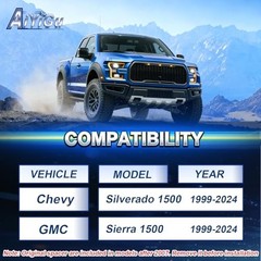 2 Inches Rear Lift Blocks Kit Compatible with 1999-2024 Chevy Silverado 1500
