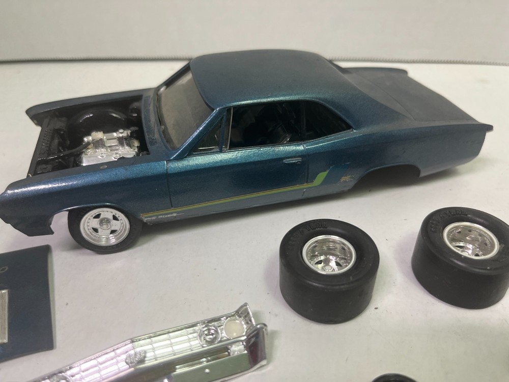 1/25-1/24 1966 CHEVROLET CHEVELLE BLUE BUILT PARTS MODEL CAR KIT