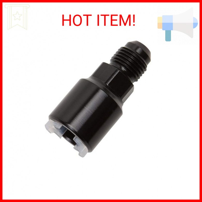6 AN Male to 3/8 Quick-Disconnect Female EFI Fitting