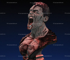 Superman Zombie Bust model kit unassembled unpainted see Description