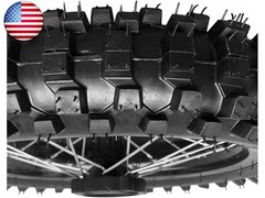90/100 14″ Rear Wheel Tire and Rim Inner Tube with 15mm Bearing Assembly Fit