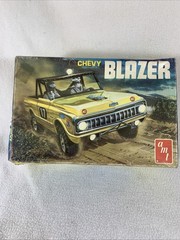 Vintage 1970’s AMT Chevy Blazer T336 Plastic Model Kit “built/parts”