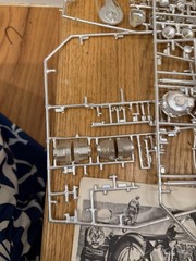 Revell Triumph 100 motorcycle model kit 1/8 scale H-1231 for parts asis