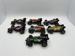 Mini Plastic Dragsters Lot Of 7 Pre Owned In Great Condition See Photos