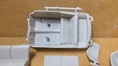 1950 Ford Convertible COMPLETE INTERIOR & UPGRADES 1:25 AMT NEW Model PARTS