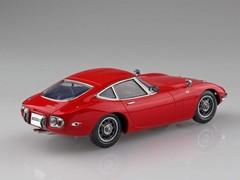 AOSHIMA 1/32 The Snap Kit Toyota 2000GT Solar Red Plastic Model 05B