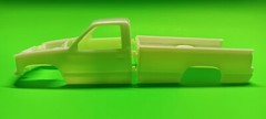 USA 1 1990 Chevy Silverado Pickup Truck 1/25 Cab Body Glass Bed Box Interior Tub