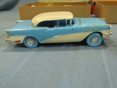 Vtg REVELL/AMT 3 1956 Model Car Ford Buick Cadillac BUILT/ JUNK YARD PARTS Lot V
