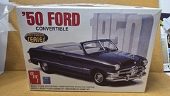 1950 Ford Convertible TOP & REAR GLASS 1:25 Scale AMT NEW Model PARTS