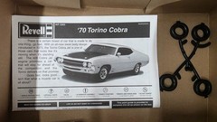 REVELL ’70 1970 FORD TORINO COBRA 1/25 SEALED INSIDE COMPLETE T10