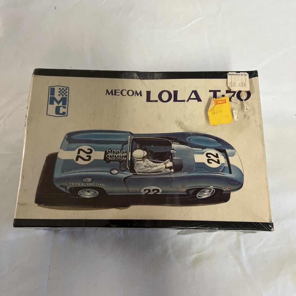 IMC MECOM LOLA T-70 ORIGINAL FACTORY SEALED KIT!! CIRCA 1960s! 108-200