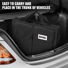 Dna Motoring Trunk Organizer For Car 60L Large Capacity Foldable Trunk