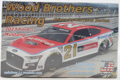 Salvinos JR Models “Motorcraft” Harrison Burton 2023 Ford Mustang 1/24 Car Kit