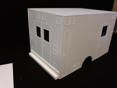 ambulance body rescue Model 1:24 scale kit diorama