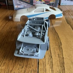 Built Model Car, 1997 Revell Stock Car STARTED, INCOMPLETE, MODIFIED