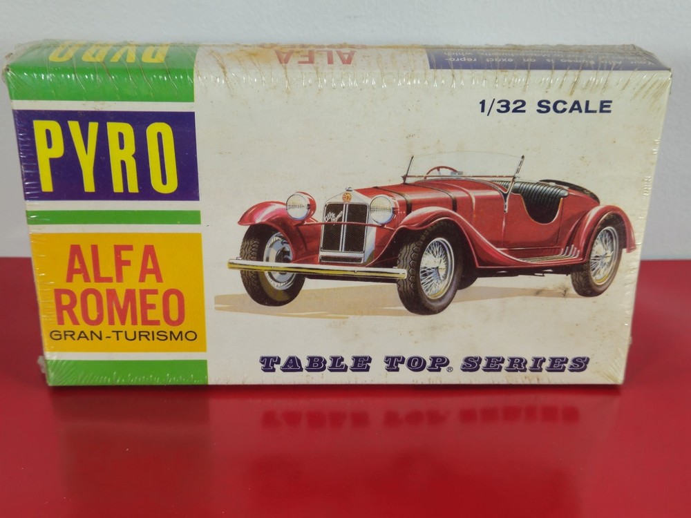 Vintage SEALED Pyro C320 1/32 Scale 1931 Alfa Romeo 6C 1750 Gran-Turismo – 1966