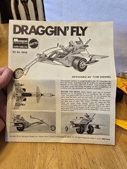 VTG 1971 ORIGINAL Tom Daniels Monogram Draggin Fly Trike Model W/Manual & Box