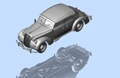 ICM 35471-1/35 Admiral Cabriolet, WWII German Staff Car, plastic model kit