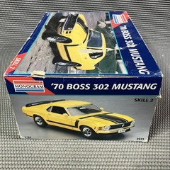 1970 FORD MUSTANG Boss 302 MONOGRAM Model Kit MACH 1 FASTBACK Assembled *Read*