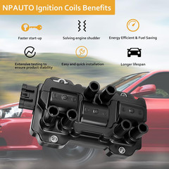 Ignition Coil Pack Compatible with V6 3.5L 3.9L 2006-2011 Chevy Impala Malibu Mo