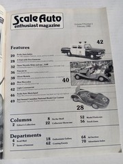 Vintage Scale Auto Enthusiast Magazine #53 February 1988 Plymouth AAR ‘Cuda