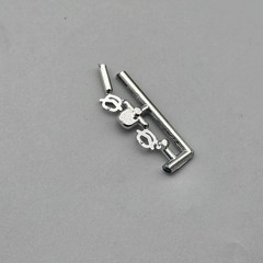 Monogram 1/25 1959 59 Cadillac Eldorado Parts Kitbash Chrome Reflector Ornaments