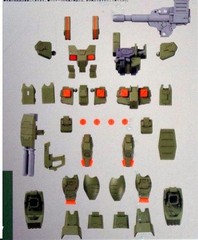 Bandai B-CLUB 1/144 Full Armor Gundam G30th Parts Resin Garage Kit Conversion