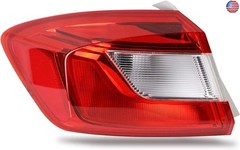 Tail Light Outer Compatible With 2016-2019 Chevy Cruze Sedan Outer Left Driver