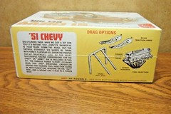 AMT ’51 CHEVY BEL AIR 1/25 SCALE MODEL KIT (build stock or drag) #AMT862