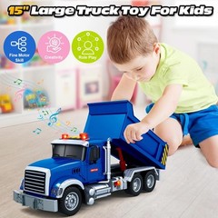 SpringFlower Large Dump Truck Toy for 3 4 5 6 7 Years Old Boy, Toy…